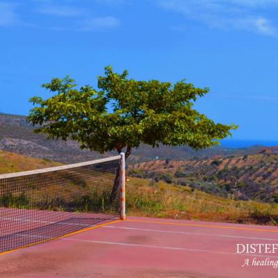 Tennis Court Distefi Hills Villa 2